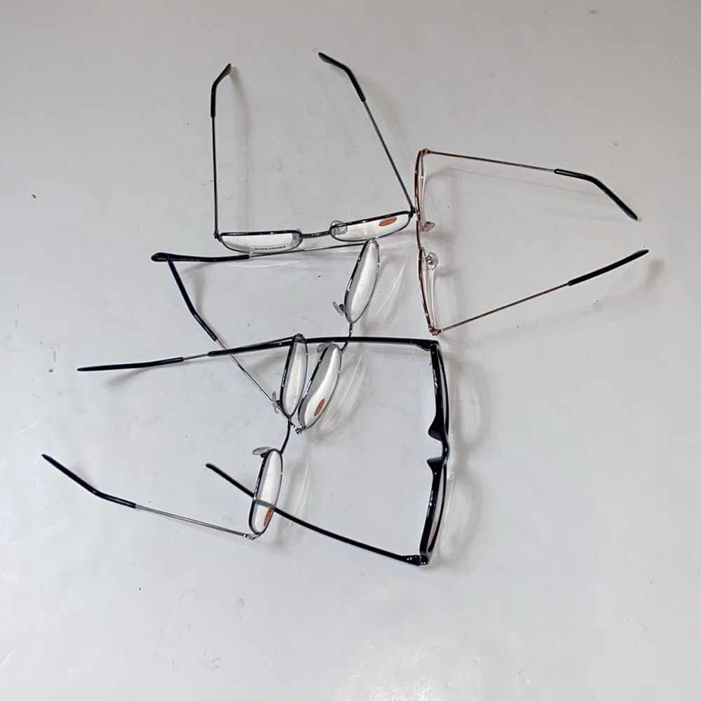 Lot Of 5 Pairs Eyeglasses PD 62+/-2mm +1.75